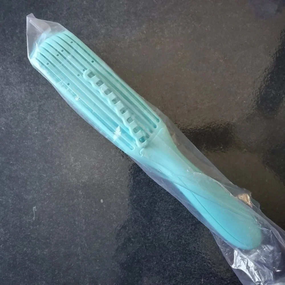 Detangler Hair Brush‎ EZ Anti-Static Scalp Comb Salon Styling Tool Baby Blue